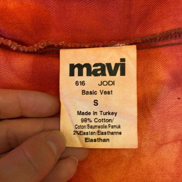 Mavi Jeans “Jodi” Basic Denim Vest - Picture 7 of 8